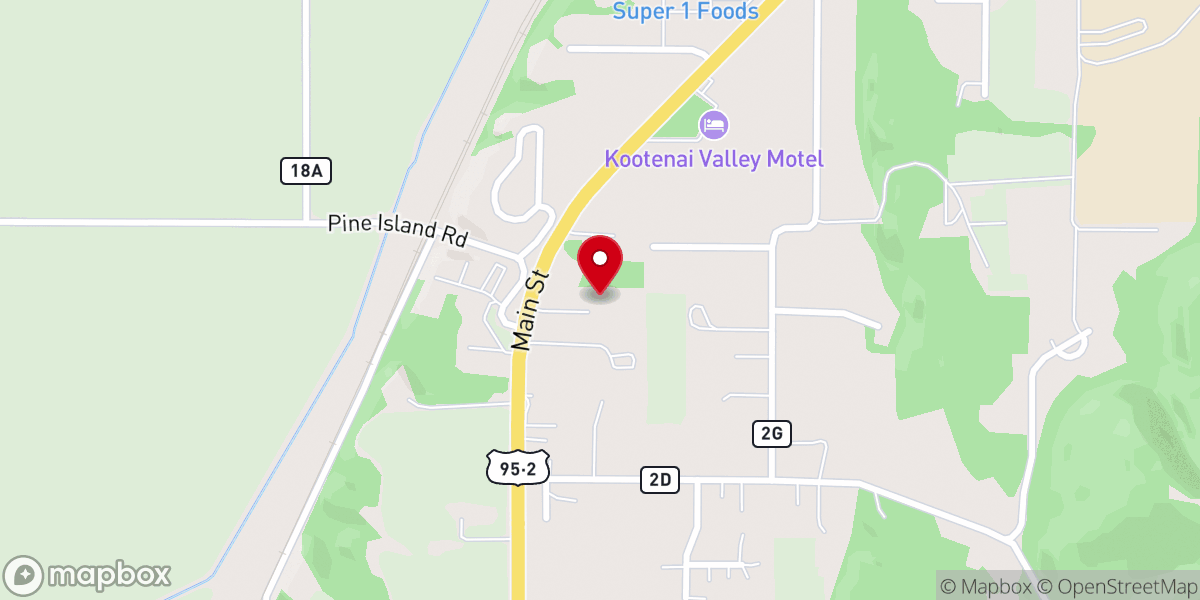 Map showing location of Grace Bible Church
