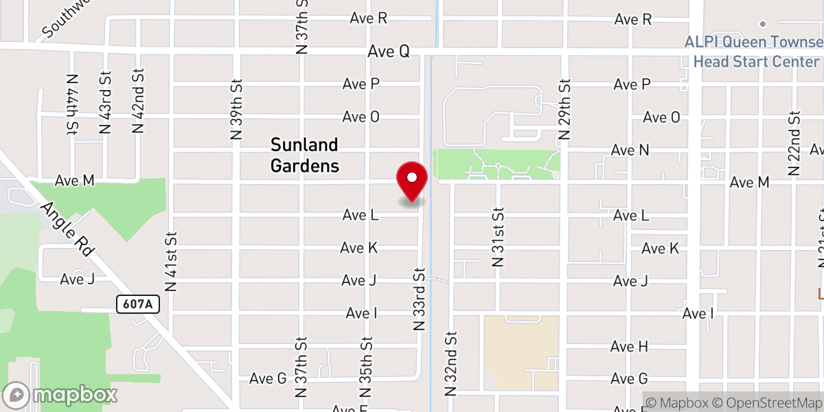 Map showing location of House of Prayer Pentecost