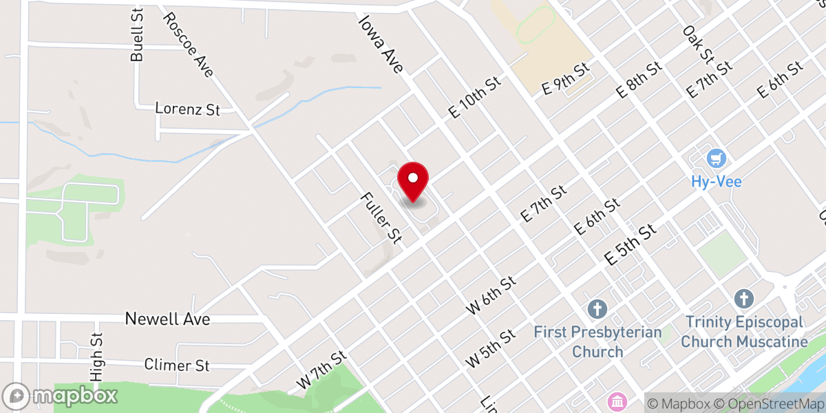 Map showing location of St Mary & Mathias Catholic Church