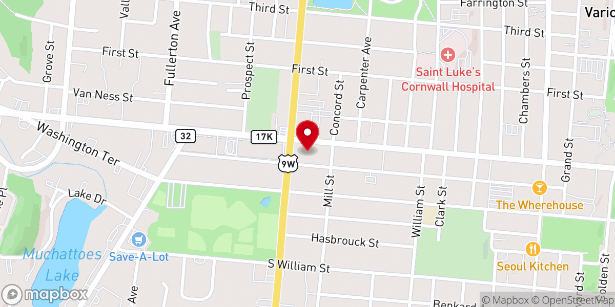 Map showing location of Breath of New Life Ministries