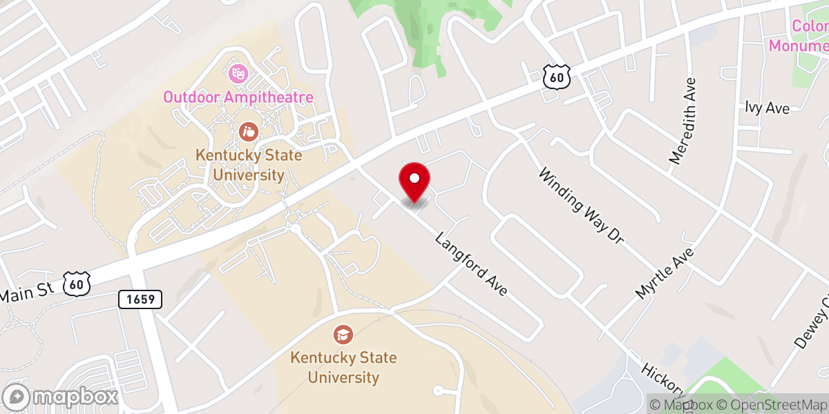 Map showing location of Frankfort Capital City Seventh-day Adventist Church