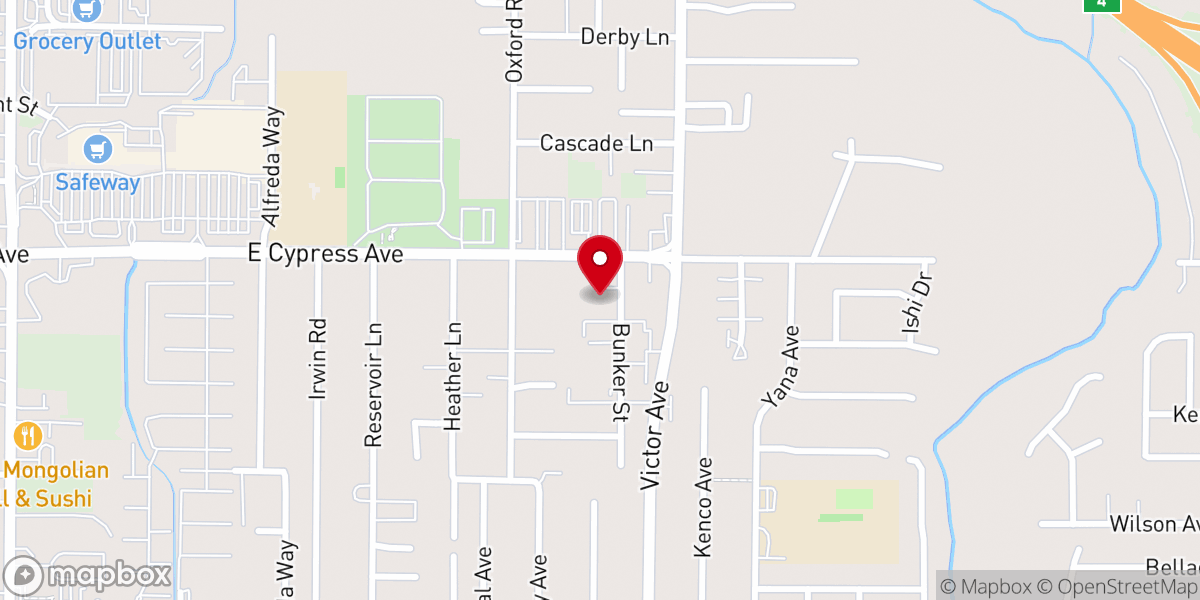 Map showing location of Second Baptist Church