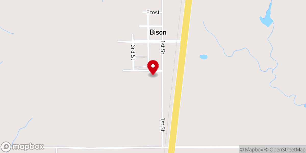 Map showing location of St. Joseph Catholic Church