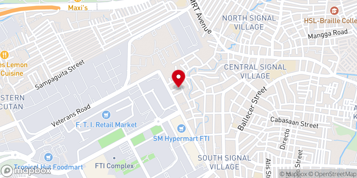 Map showing location of TAGUIG CHURCH OF CHRIST (33AD / Non-Instrumental)