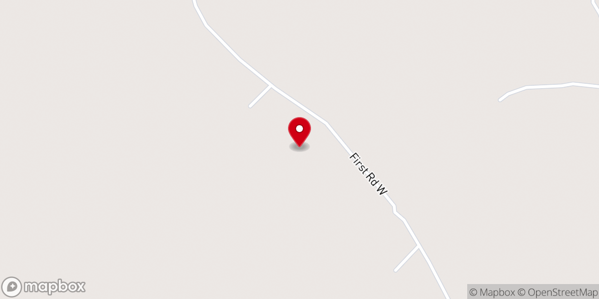 Map showing location of First Corith Baptist Church-New