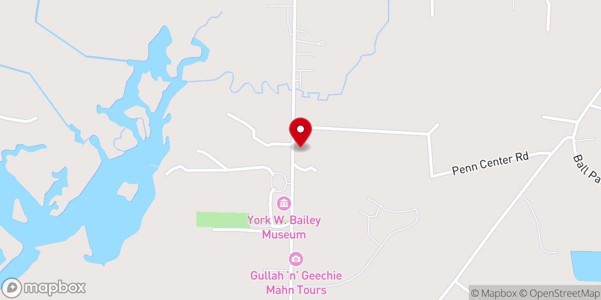 Map showing location of Brick Baptist Church