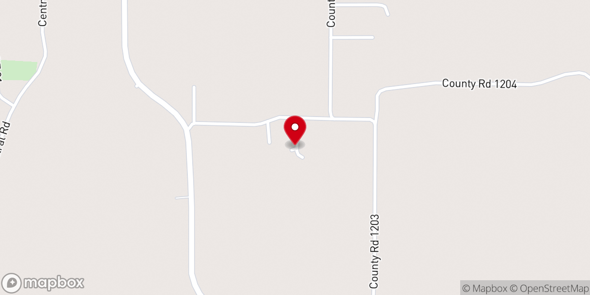 Map showing location of Prayer Garden Church of God