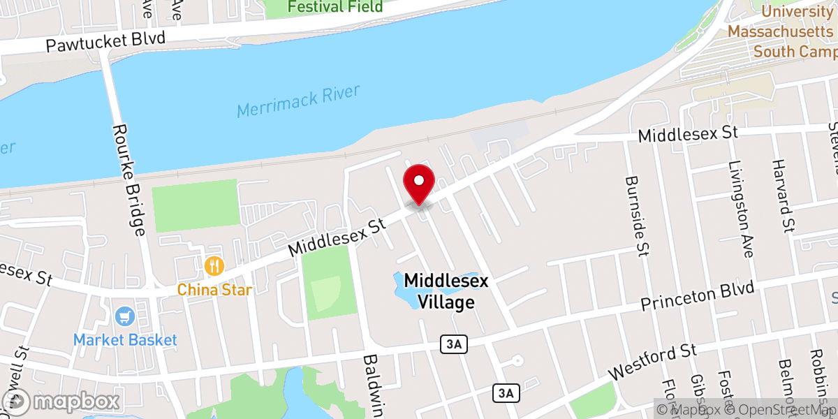 Map showing location of Transformation Miracle Center Church
