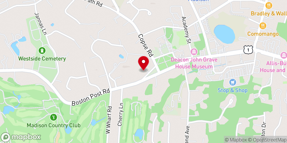 Map showing location of Lutheran Church of Madison