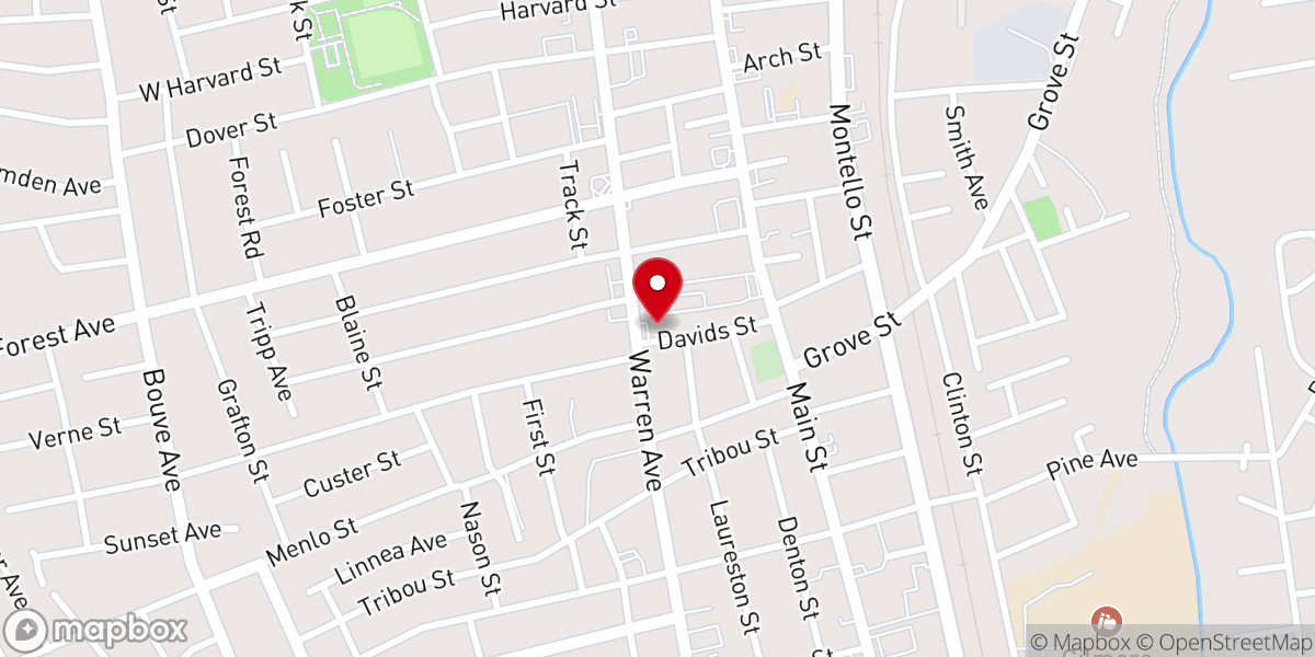 Map showing location of ASSEMBLY OF GOD BETHEL CHURCH