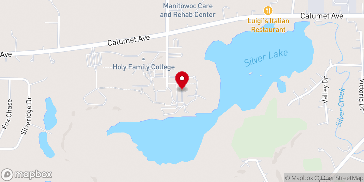 Map showing location of Franciscan Sisters of Christian Charity