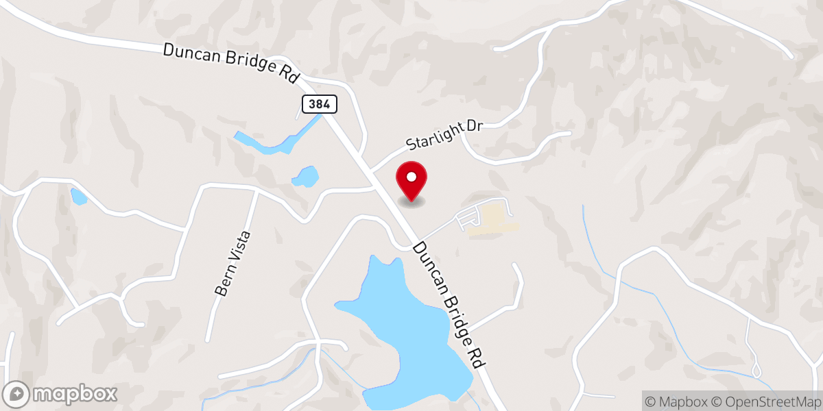 Map showing location of Union Grove Chapel
