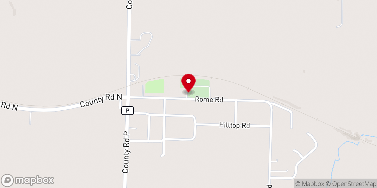 Map showing location of St. John the Evangelist Catholic Church