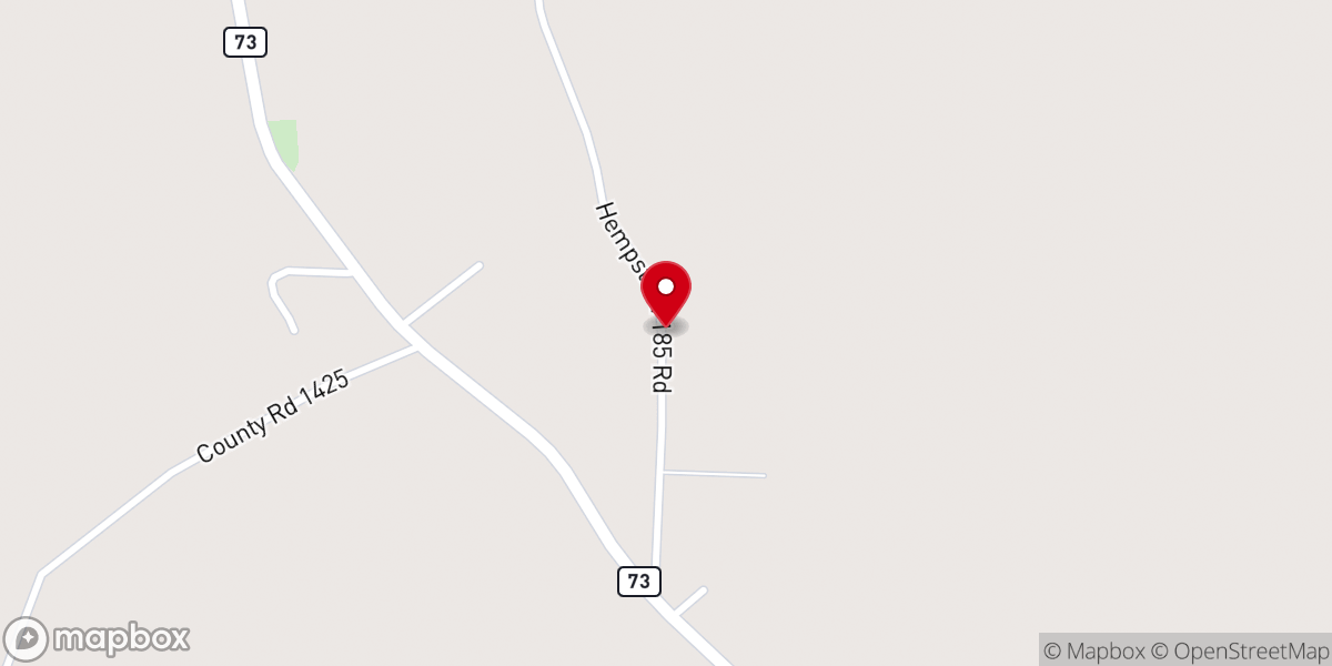 Map showing location of Wayne Chapel