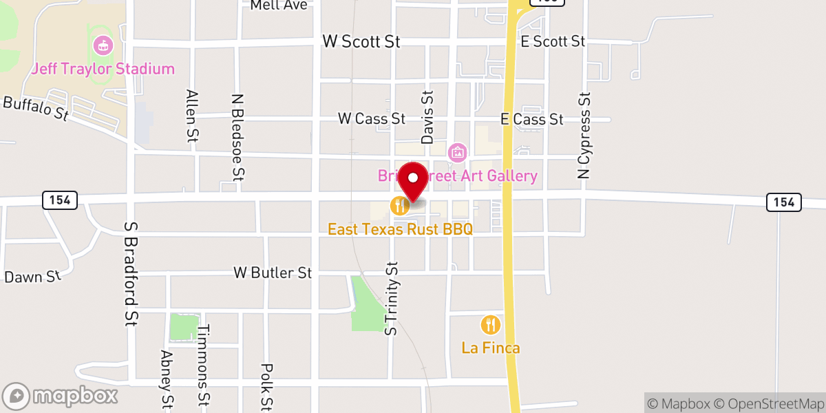 Map showing location of Nena's Finds