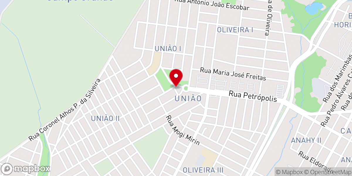 Map showing location of Paroquia Cristo Bom Pastor