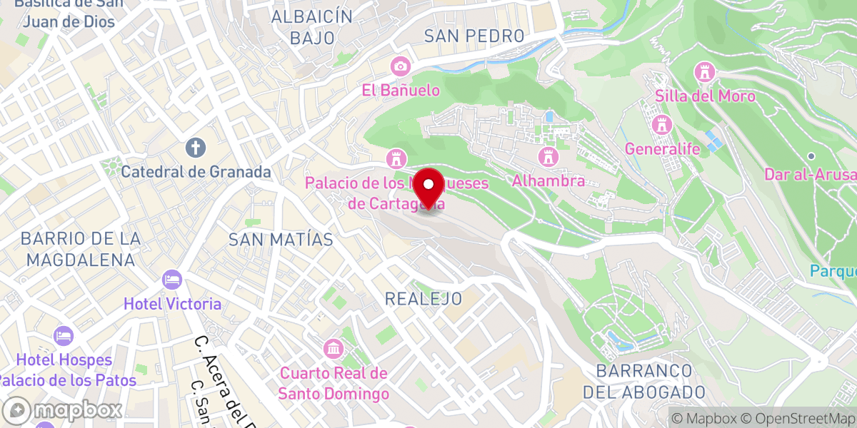 Map showing location of Fundación Rodríguez-Acosta