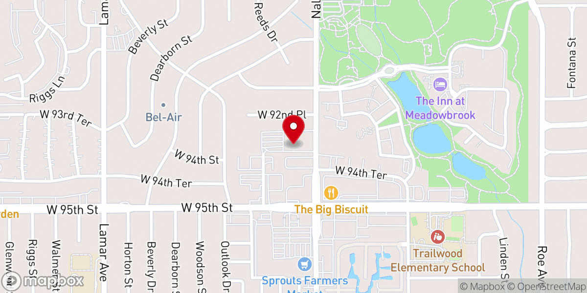 Map showing location of Temple Israel Inc