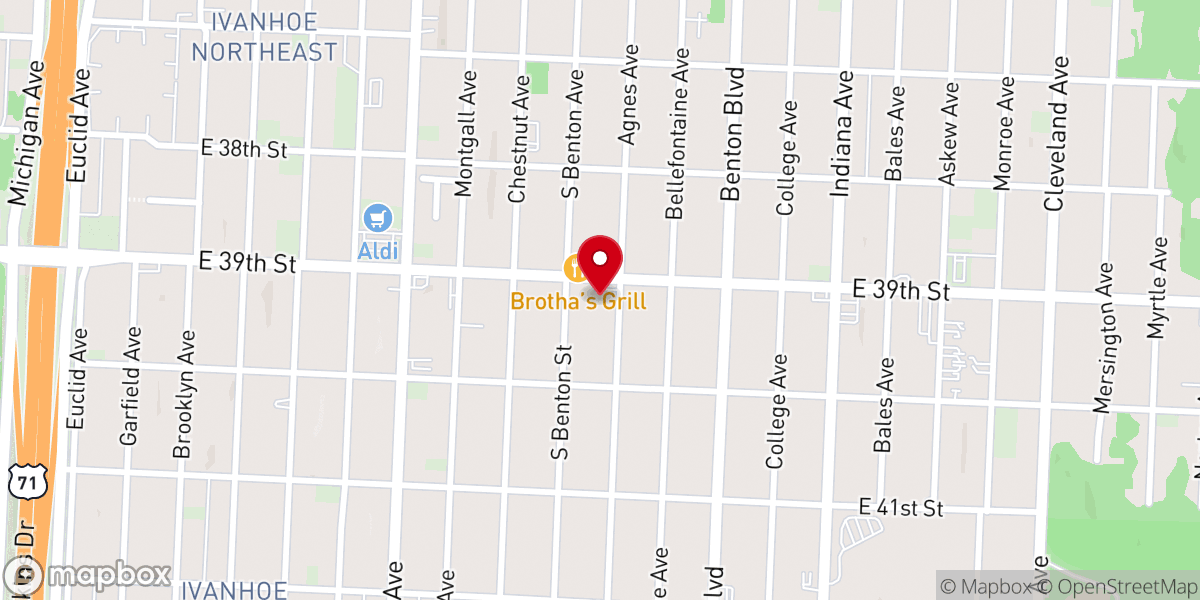Map showing location of New Testament Power House Church