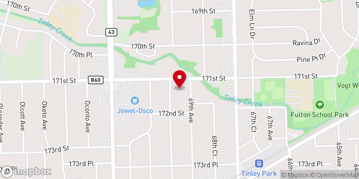 Map showing location of Chicago International Christian Church - South Super Region