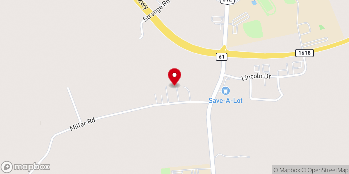 Map showing location of Victory Independent Baptist Church
