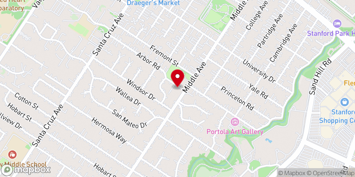 Map showing location of New Community Church