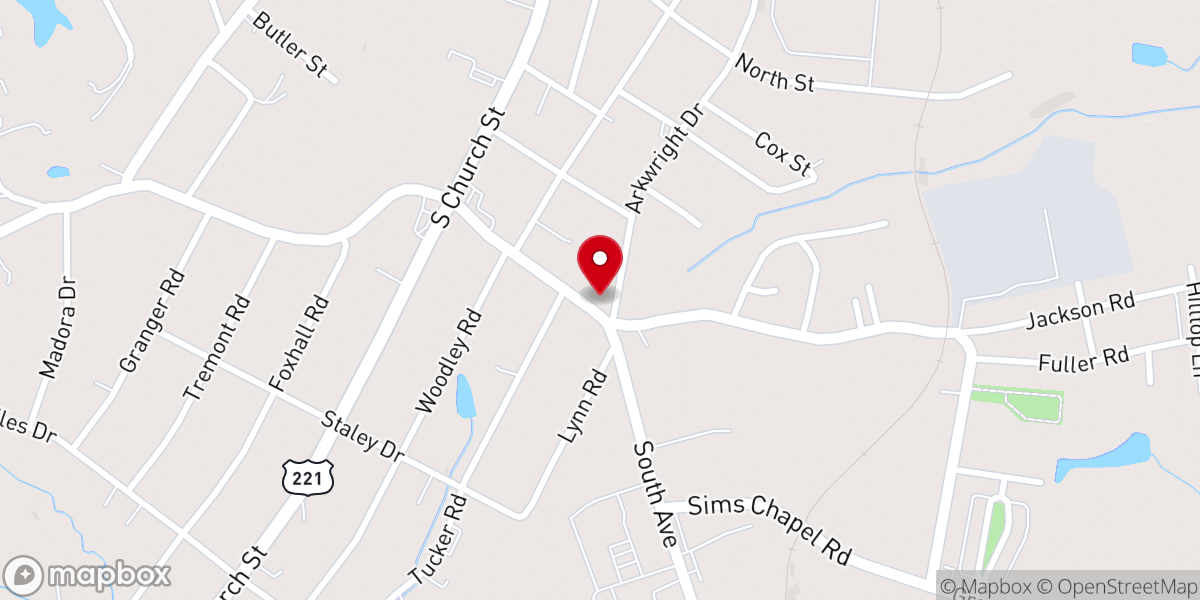 Map showing location of THE WORD CHURCH