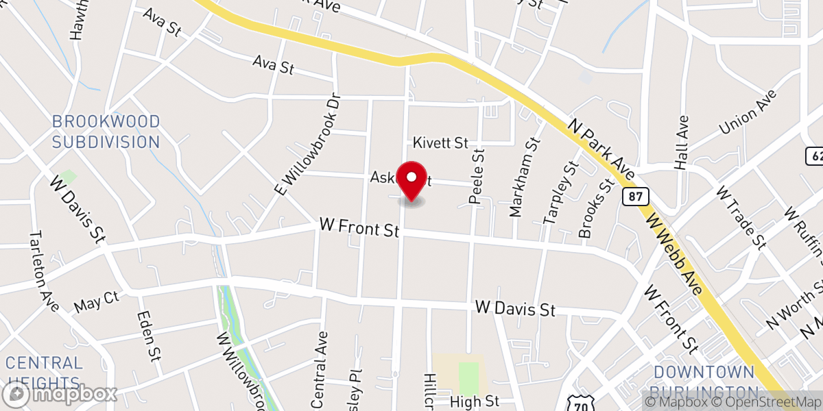Map showing location of Freedom Fellowship