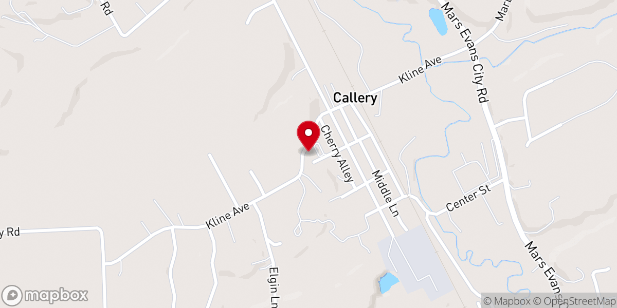Map showing location of Crestview Community Church