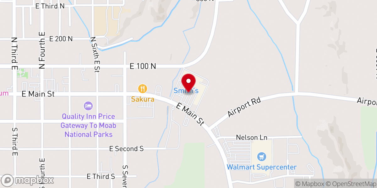 Map showing location of Castle Rock Square