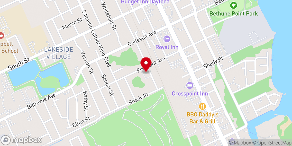 Map showing location of Masters Domain COGIC