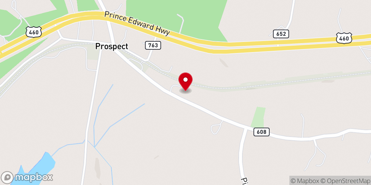 Map showing location of Saint James Church