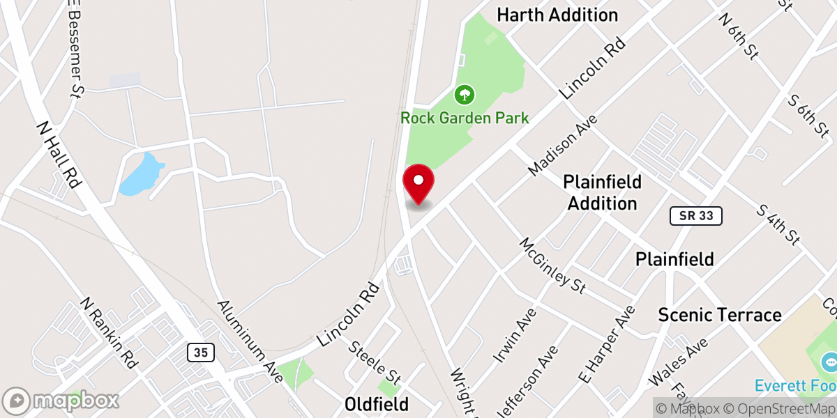 Map showing location of Chilhowee Baptist Association
