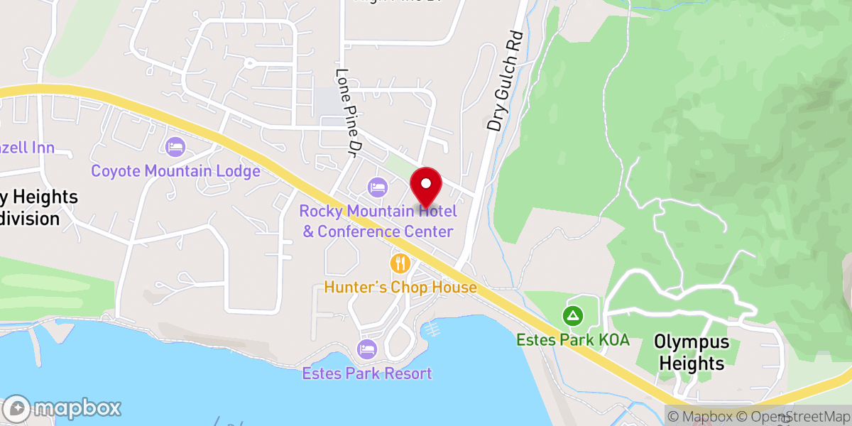 Map showing location of Victory Baptist Church
