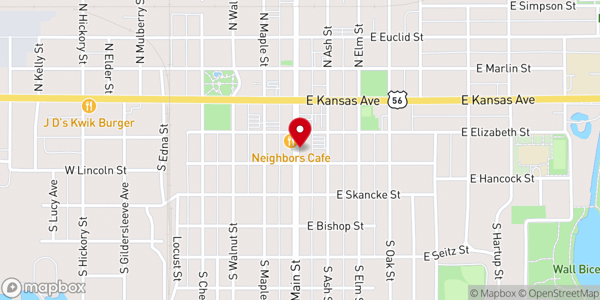 Map showing location of Churches United in Ministry Inc