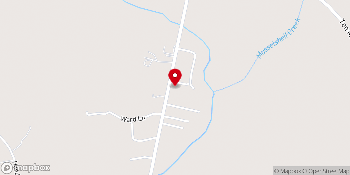 Map showing location of Christian Faith Assembly Inc