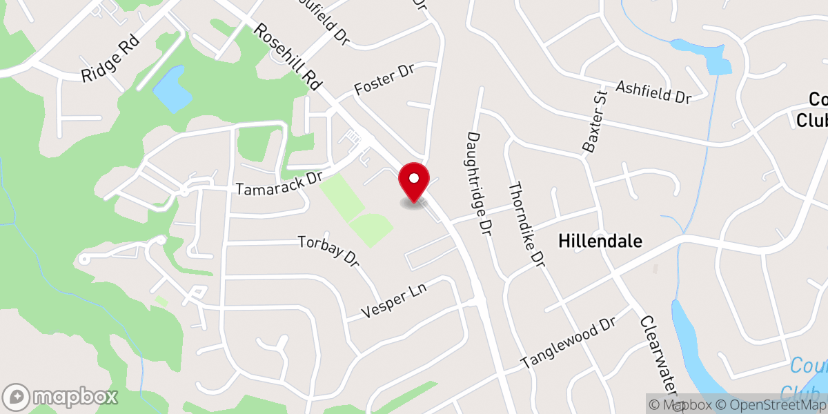 Map showing location of Trinity Community Church