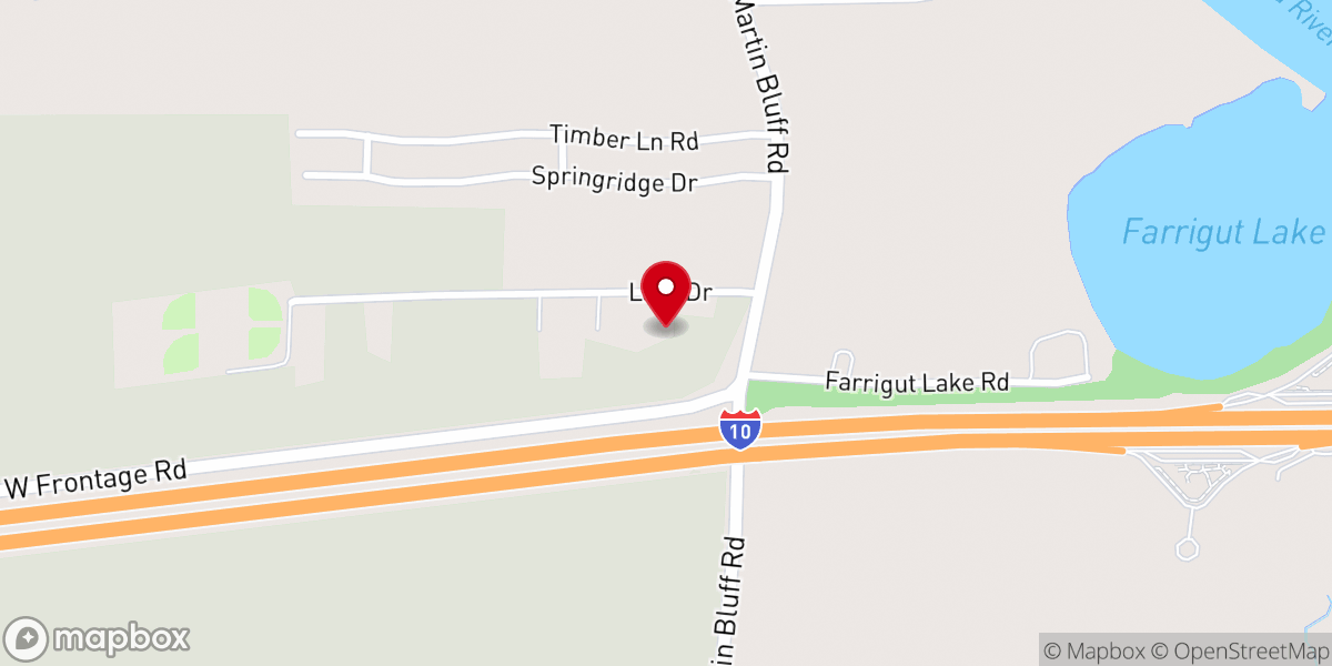 Map showing location of New Life Ministries
