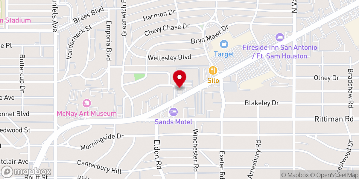 Map showing location of Mission Vineyard