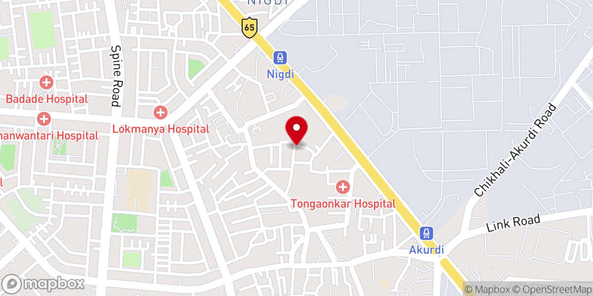 Map showing location of St Thomas Malankara Catholic Church