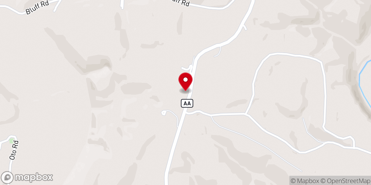 Map showing location of Oto Church