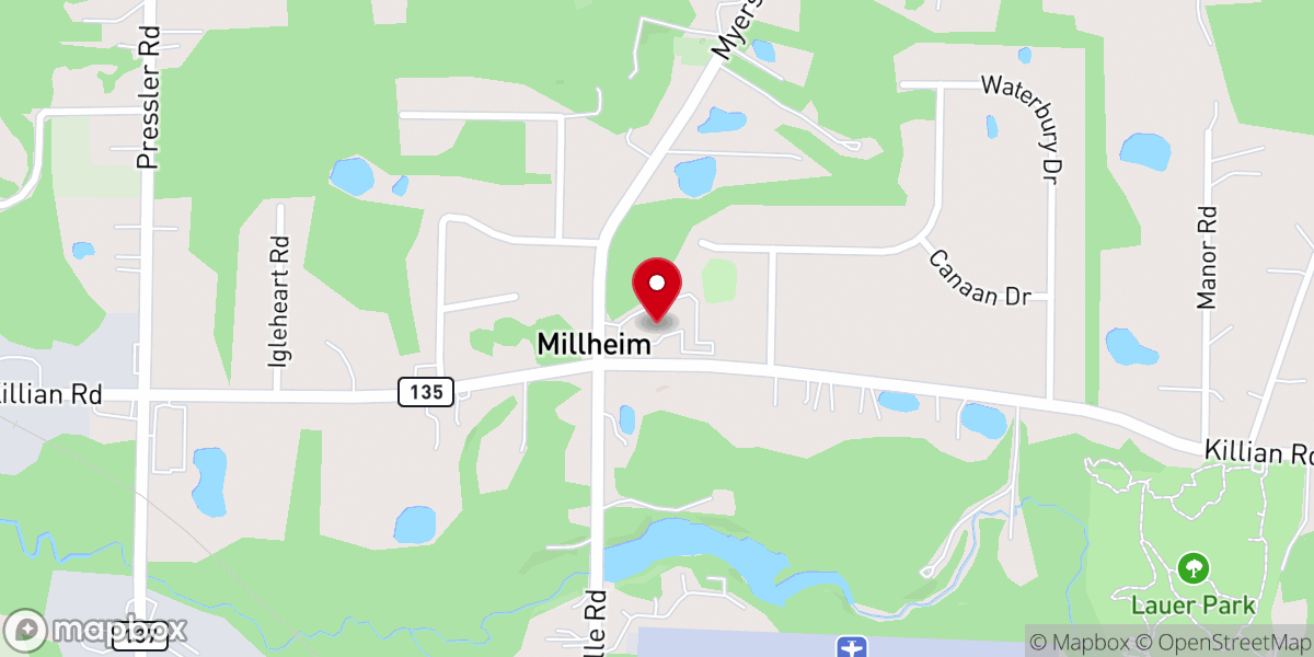 Map showing location of Nativity of The Lord Jesus Catholic Church