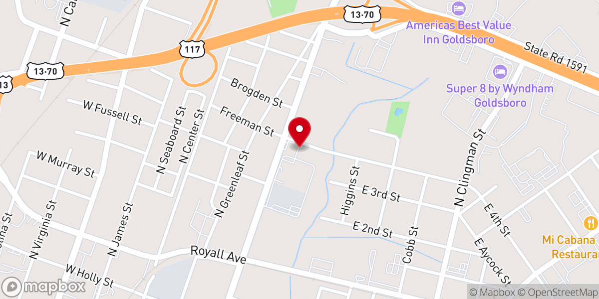 Map showing location of Wayne Correctional Center Religious Services Center Committee