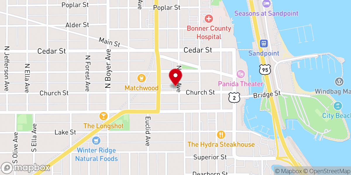 Map showing location of Holy Apostles Orthodox Church