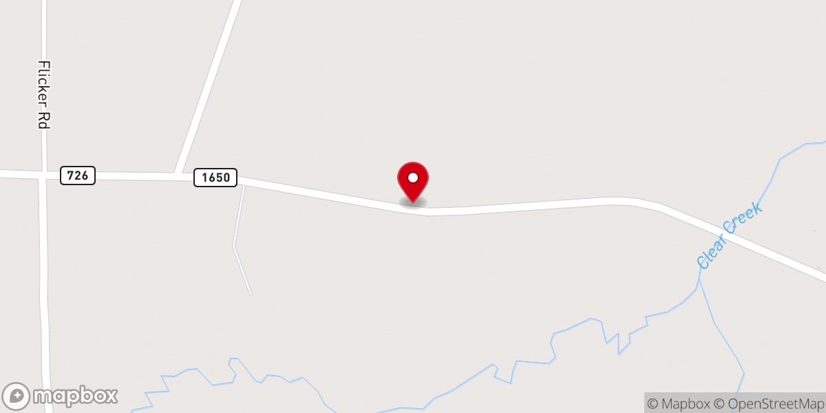 Map showing location of Henderson J C