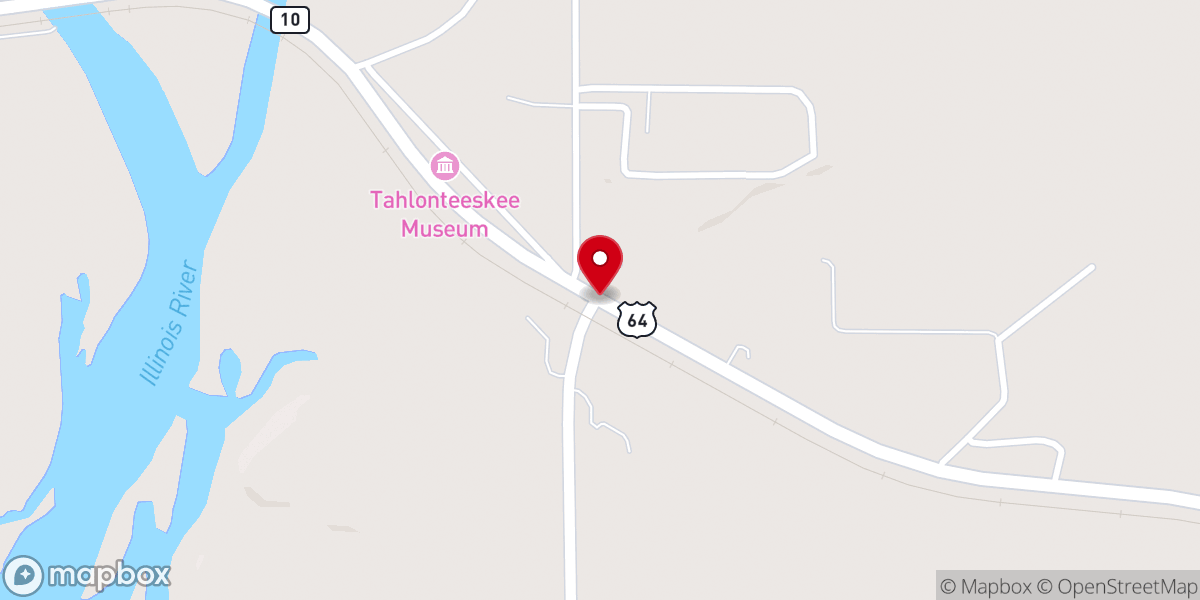Map showing location of The Crossing Church