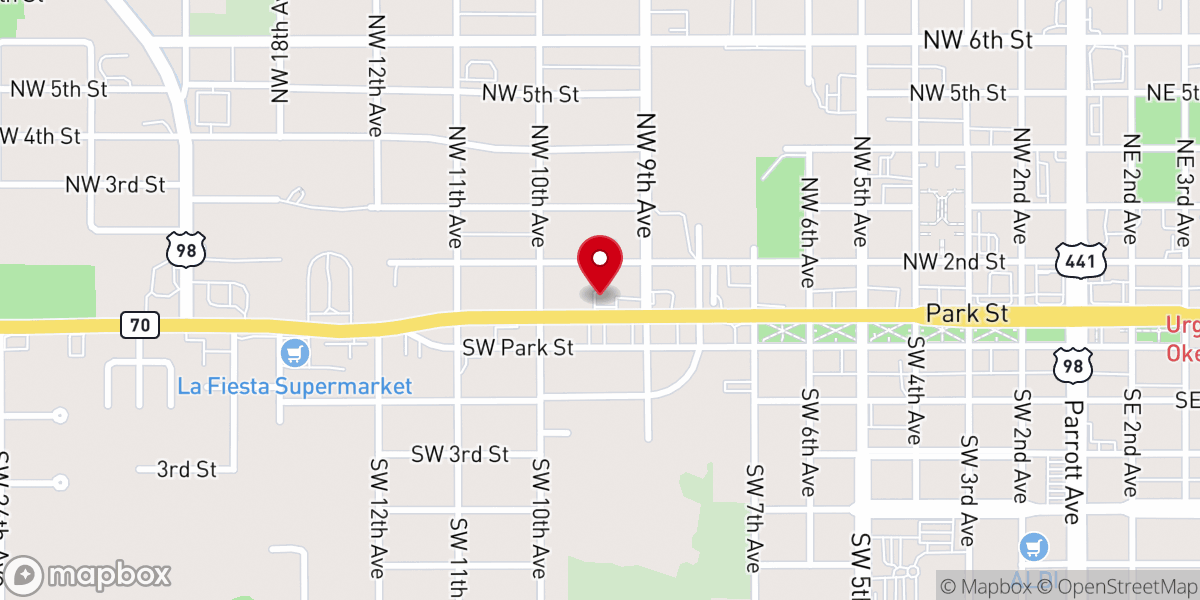 Map showing location of 7th Day Christian Church