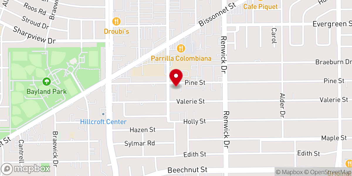 Map showing location of Iglesia Pacto Eterno