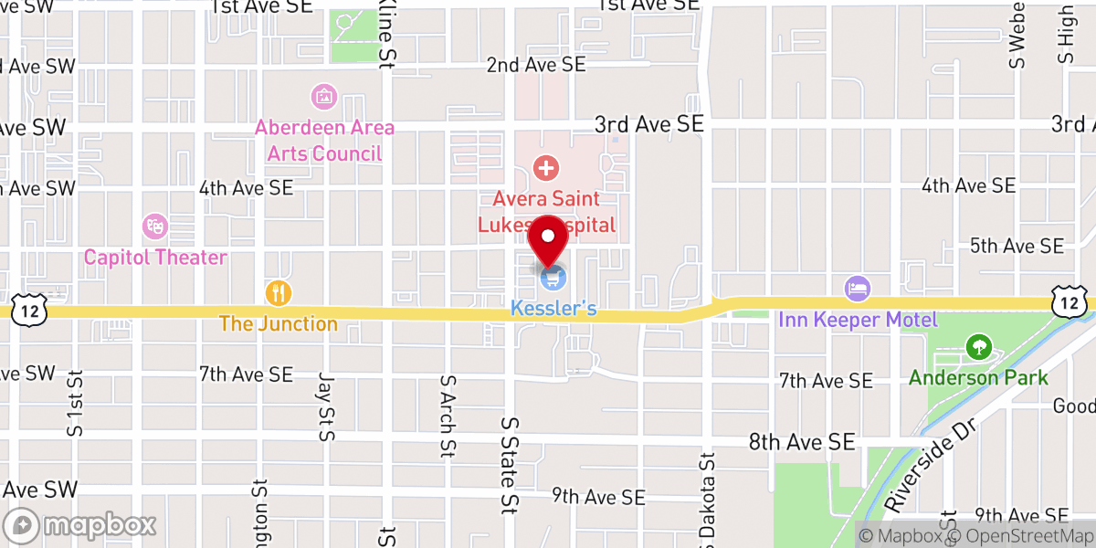 Map showing location of Seventh Day Church