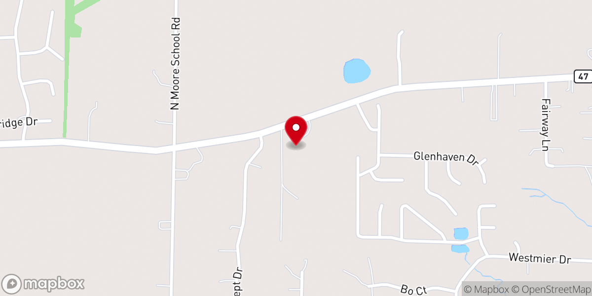 Map showing location of Troy Wesleyan Church